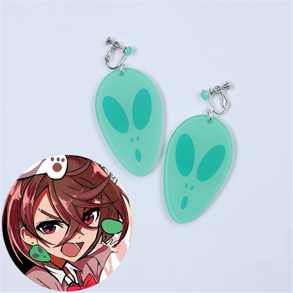 【In Stock】MiukoCosplay Anime Dandadan Cosplay Momo Ayase Ear Rings Accessary Cosplay Prop