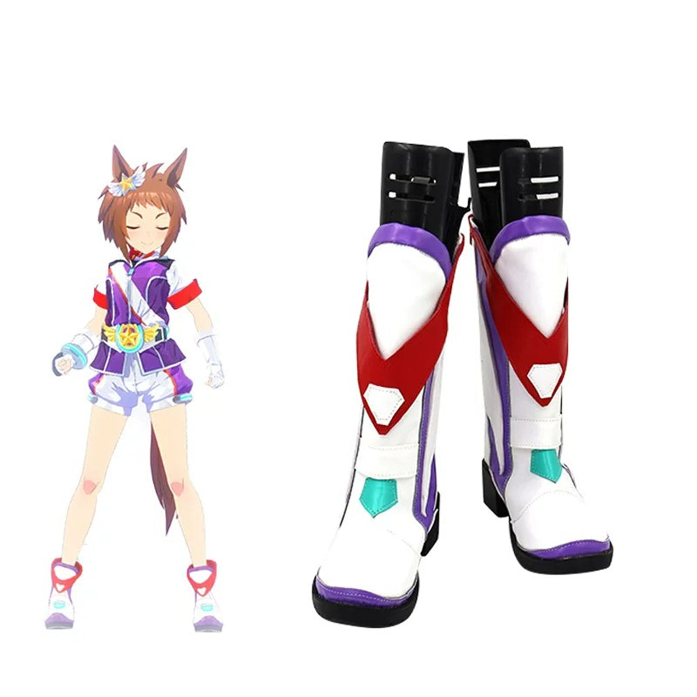 Game Uma Musume Pretty Derby Cosplay ビコーペガサス Biko Pegasus Cosplay Shoes