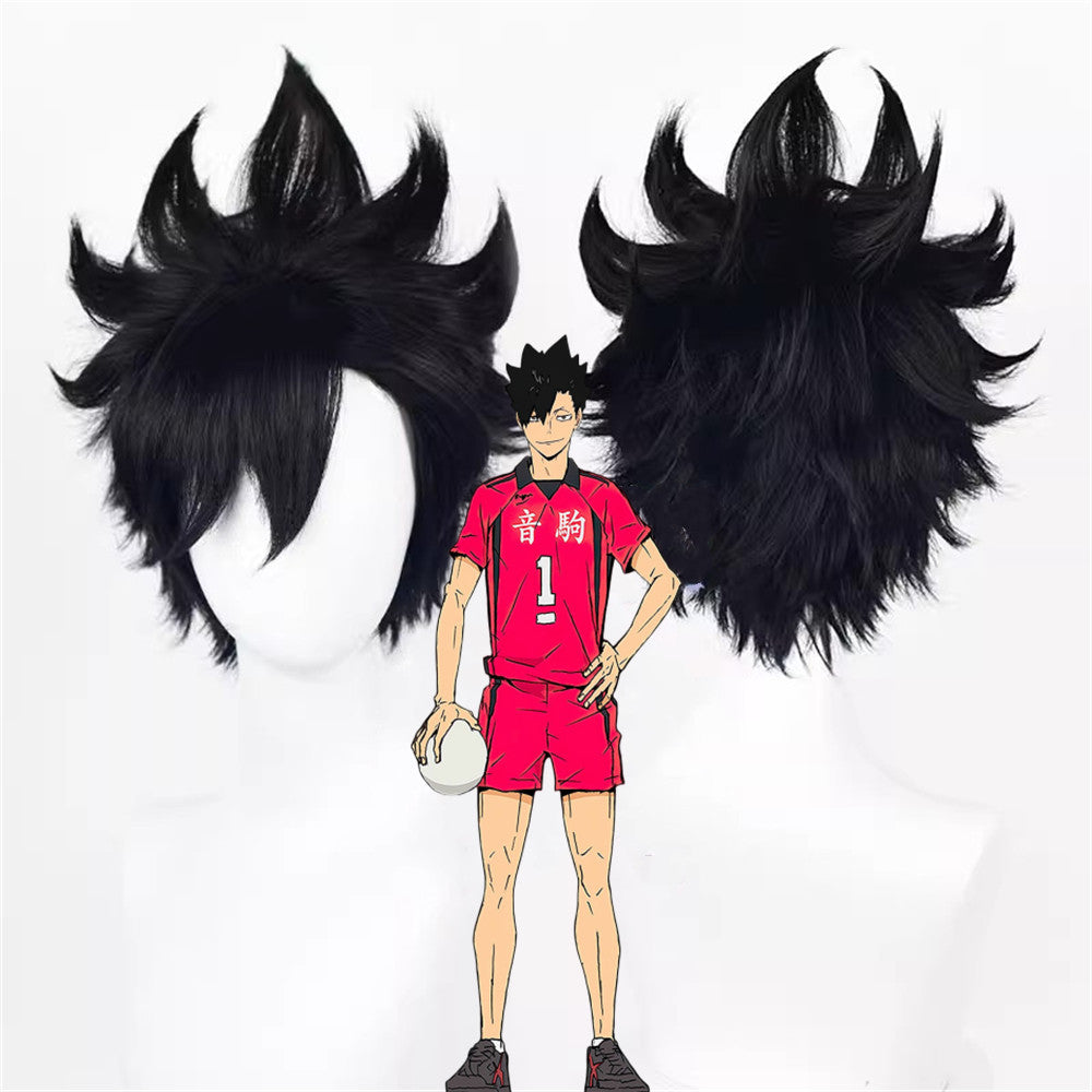【In Stock】Anime Haikyu!! Cosplay Tetsurou Kuroo Cosplay Wig