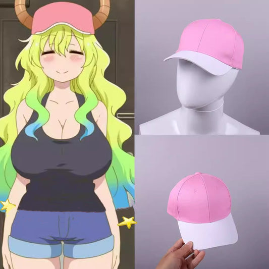 【In Stock】MiukoCosplay Anime Miss Kobayashi's Dragon Maid Cosplay Lucoa Cap Cosplay Prop
