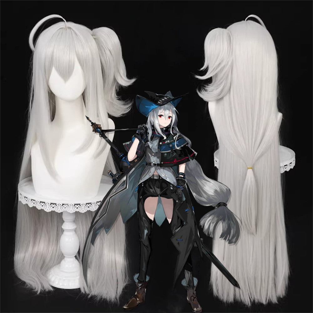 【In Stock】Game Arknights Cosplay Skadi The Next Afternoon Tea Cosplay Wig