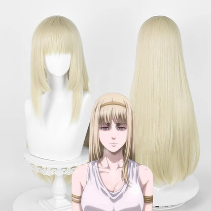 【In Stock】Anime Attack On Titan Cosplay ユミル・フリッツ Ymir Fritz Cosplay Wig