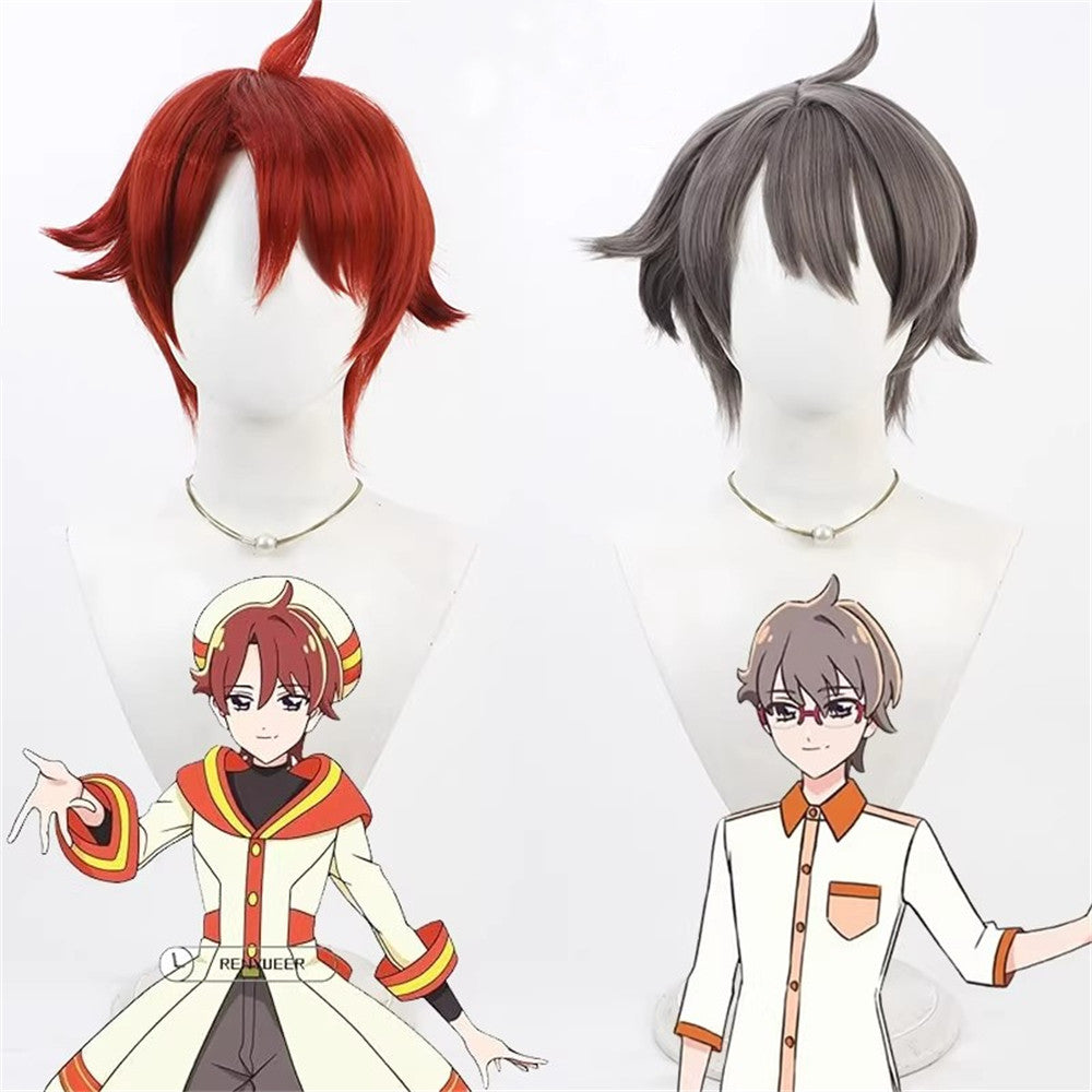 【In Stock】Anime Wonderful Pretty Cure! わんだふるぷりきゅあ！Cosplay Toyama Satoru Cosplay Wig
