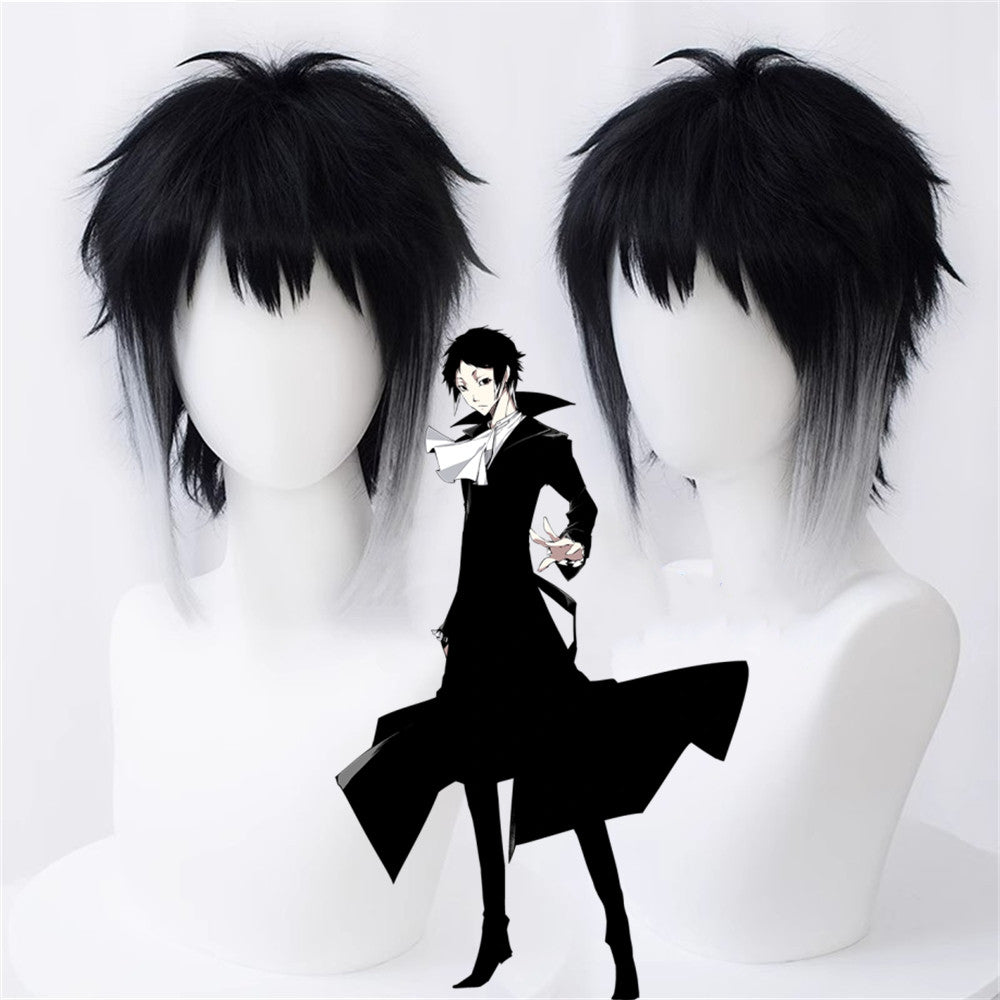 【In Stock】Anime Bungo Stray Dogs Cosplay Ryūnosuke Akutagawa Cosplay Wig