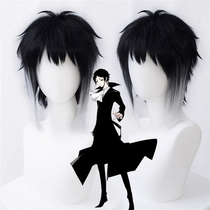 【In Stock】Anime Bungo Stray Dogs Cosplay Ryūnosuke Akutagawa Cosplay Wig