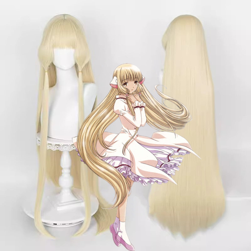 【In Stock】Anime ちょびっツ Chobits Cosplay ちぃ Chii Cosplay Wig 120CM