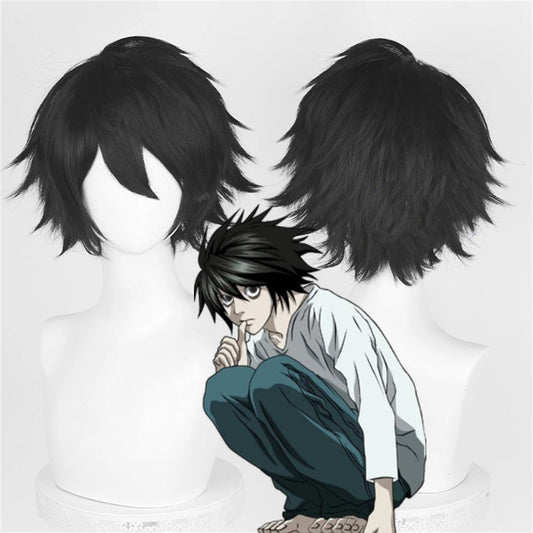 【In Stock】Anime Death Note Cosplay L Lawliet Cosplay Wig
