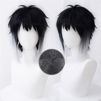 【In Stock】Anime Bungo Stray Dogs Cosplay Ryūnosuke Akutagawa Cosplay Wig