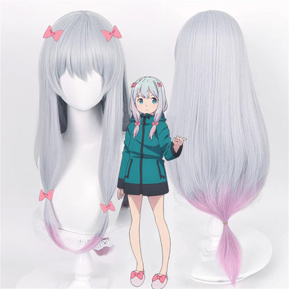 【In Stock】Anime Eromanga Sensei Cosplay Sagiri Izumi Cosplay Wig