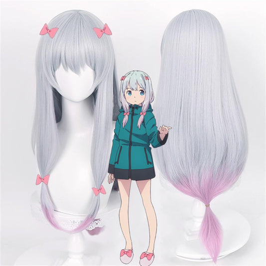 【In Stock】Anime Eromanga Sensei Cosplay Sagiri Izumi Cosplay Wig