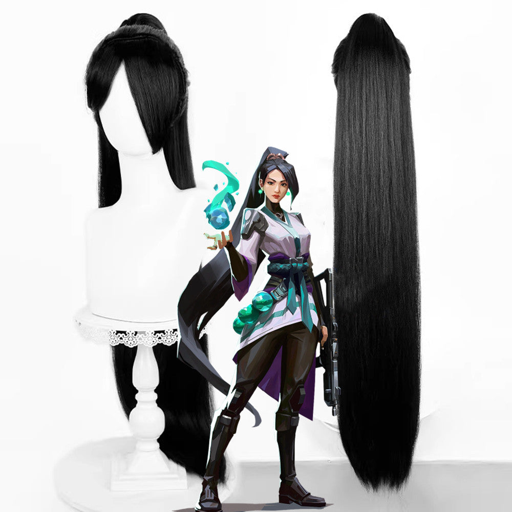 【In Stock】Game Valorant Cosplay Sage Cosplay Wig