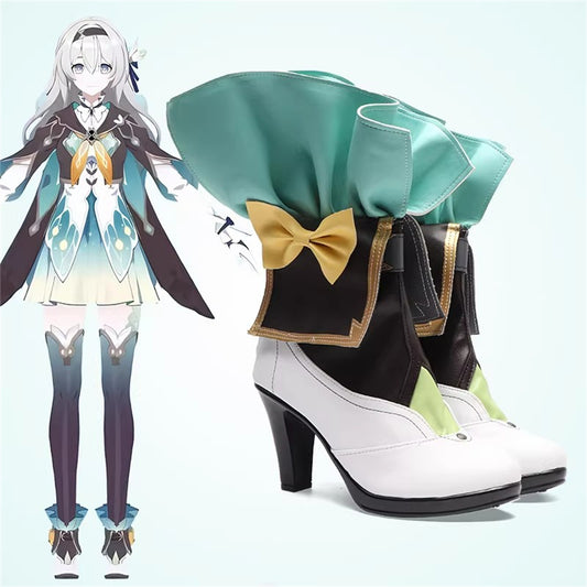 Game Honkai: Star Rail Cosplay Firefly Cosplay Shoes