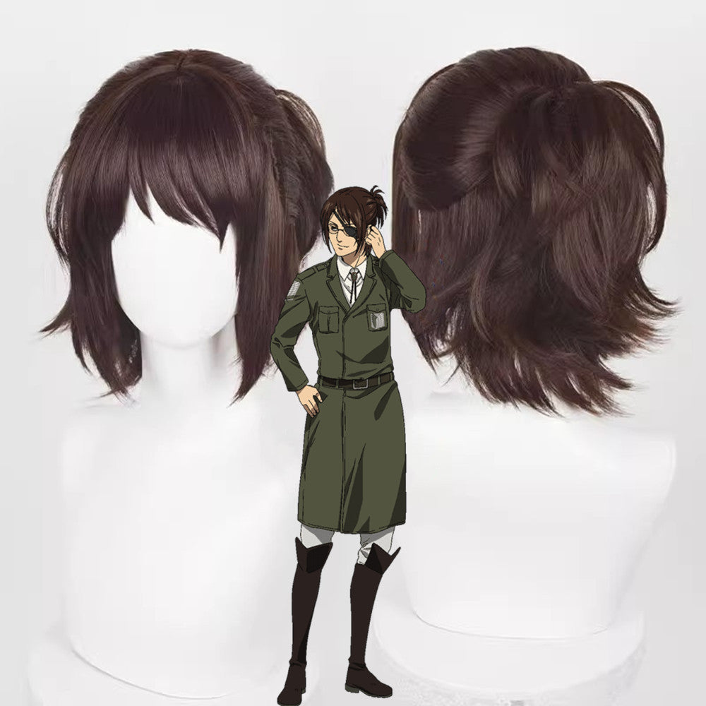 【In Stock】Anime Attack On Titan Cosplay Hange Zoe Cosplay Wig