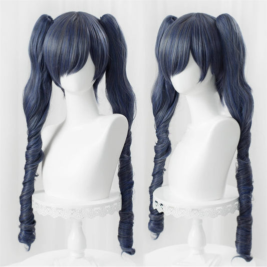 【In Stock】Anime Black Butler Cosplay Female Ciel Phantomhive Cosplay Wig Long Hair