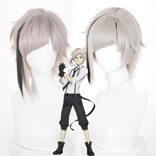 【In Stock】Anime Bungo Stray Dogs Cosplay Atsushi Nakajima Cosplay Wig