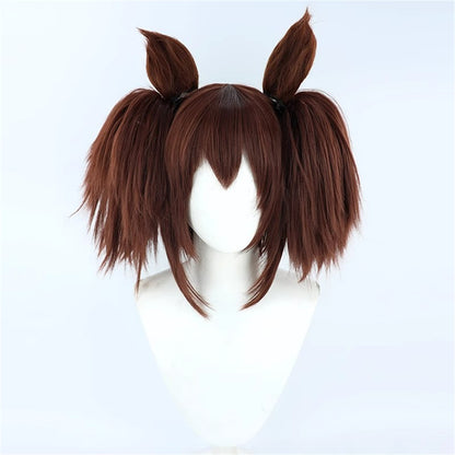【In Stock】Game Umamusume:Pretty Derby Cosplay イナリワン Inari One Cosplay Wig With Ears and Tail
