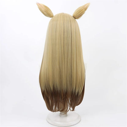 【In Stock】Game Umamusume:Pretty Derby Cosplay デュランダル Durandal Cosplay Wig With Ears and Tail