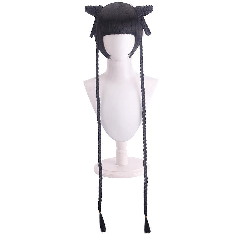 【In Stock】Anime Black Butler Cosplay Lady Ran mao Cosplay Wig