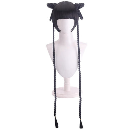 【In Stock】Anime Black Butler Cosplay Lady Ran mao Cosplay Wig