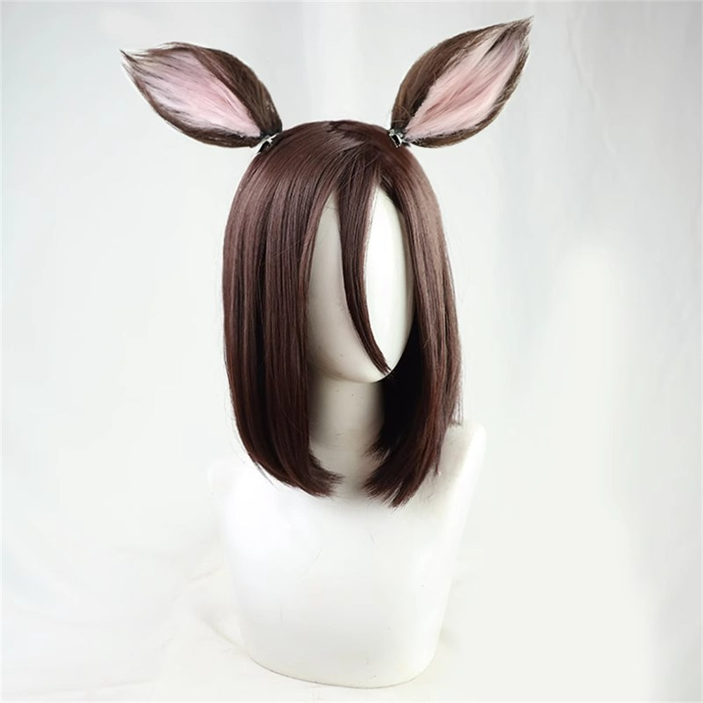 【In Stock】Game Umamusume:Pretty Derby Cosplay Air Groove エアグルーヴ Cosplay Wig With Ears and Tail