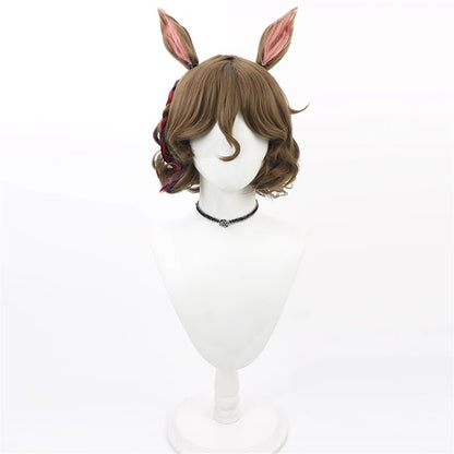 【In Stock】Game Umamusume:Pretty Derby Cosplay タップダンスシチー Tap Dance City Cosplay Wig With Ears