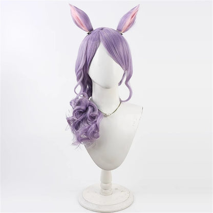 【In Stock】Game Umamusume:Pretty Derby Cosplay Event Regular Event Mejiro McQueen Cosplay Wig With Ears and Tail