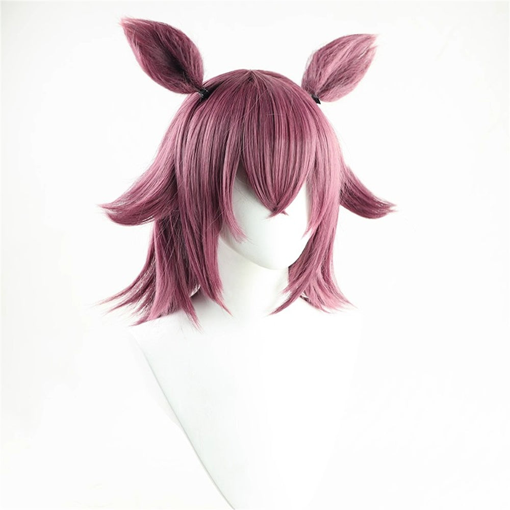 【In Stock】Game Umamusume:Pretty Derby Cosplay サクラチヨノオー Sakura Chiyono O Cosplay Wig With Ears and Tail