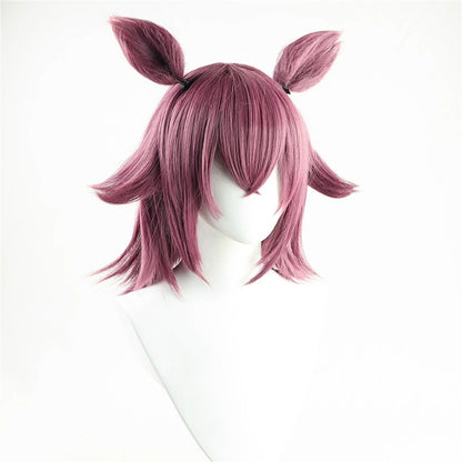 【In Stock】Game Umamusume:Pretty Derby Cosplay サクラチヨノオー Sakura Chiyono O Cosplay Wig With Ears and Tail