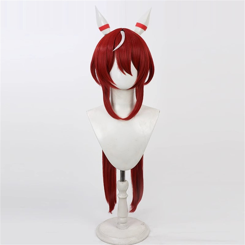 【In Stock】Game Umamusume:Pretty Derby Cosplay ウインバリアシオン Win Variation Cosplay Wig With Ears and Tail