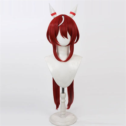 【In Stock】Game Umamusume:Pretty Derby Cosplay ウインバリアシオン Win Variation Cosplay Wig With Ears and Tail