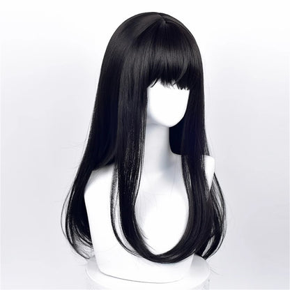 【In Stock】Anime Chainsaw Man Cosplay Asa Mitaka Cosplay Wig