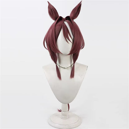 【In Stock】Game Umamusume:Pretty Derby Cosplay サクラチトセオー Sakura Chitose O Cosplay Wig With Ears and Tail
