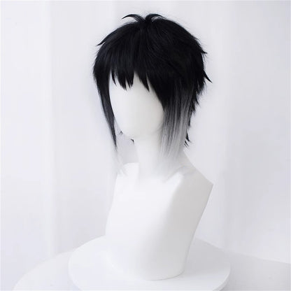 【In Stock】Anime Bungo Stray Dogs Cosplay Ryūnosuke Akutagawa Cosplay Wig