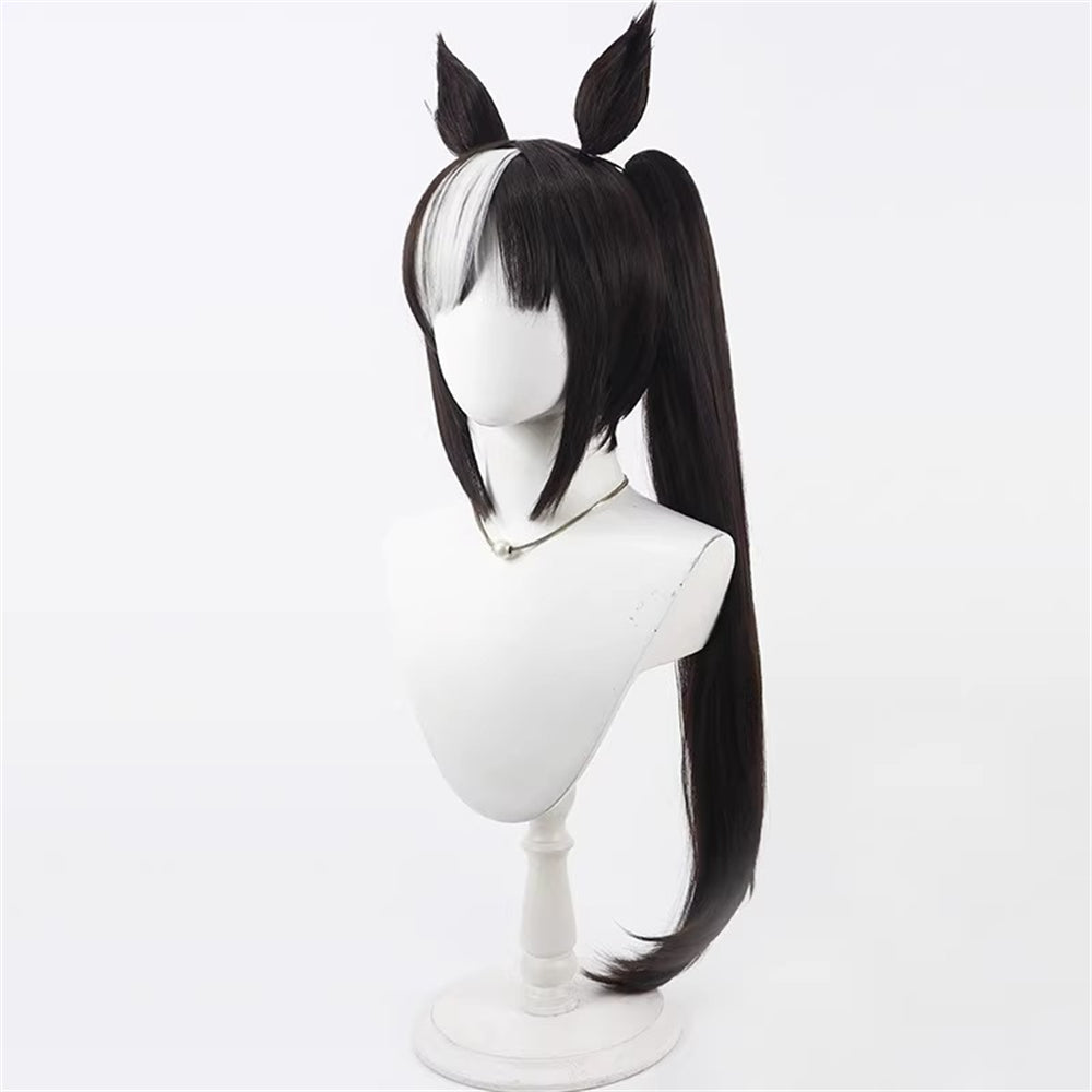 【In Stock】Game Umamusume:Pretty Derby Cosplay Swimwear ホッコータルマエ Hokko Tarumae Cosplay Wig With Ears and Tail