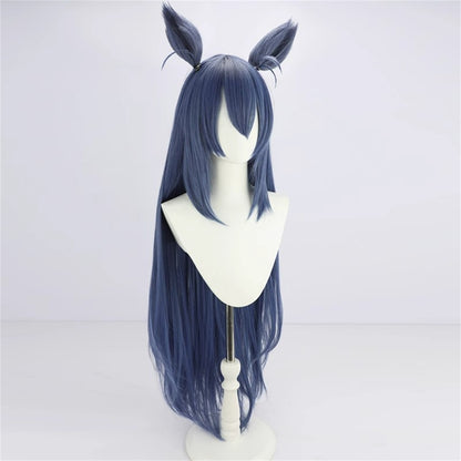 【In Stock】Game Umamusume:Pretty Derby Cosplay ヒシアマゾン Hishi Amazon Cosplay Wig With Ears and Tail