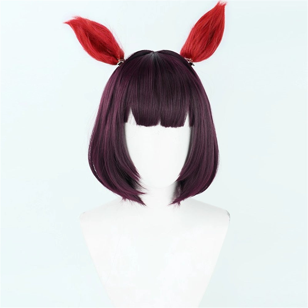 【In Stock】Game Umamusume:Pretty Derby Cosplay ニシノフラワー Nishino Flower Cosplay Wig With Ears and Tail