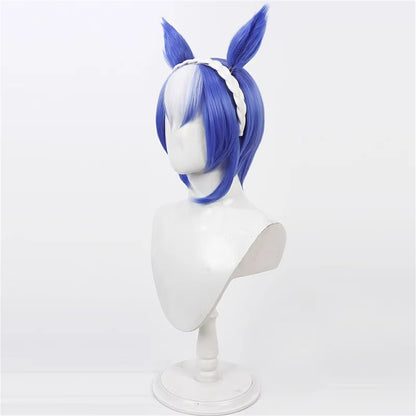 【In Stock】Game Umamusume:Pretty Derby Cosplay シーザリオ Cesario Cosplay Wig With Ears and Tail
