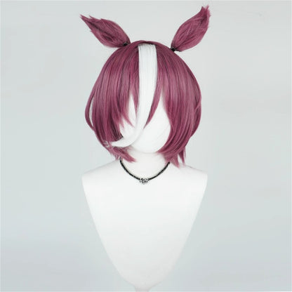 【In Stock】Game Umamusume:Pretty Derby Cosplay タニノギムレット Tanino Gimlet Cosplay Wig With Ears and Tail