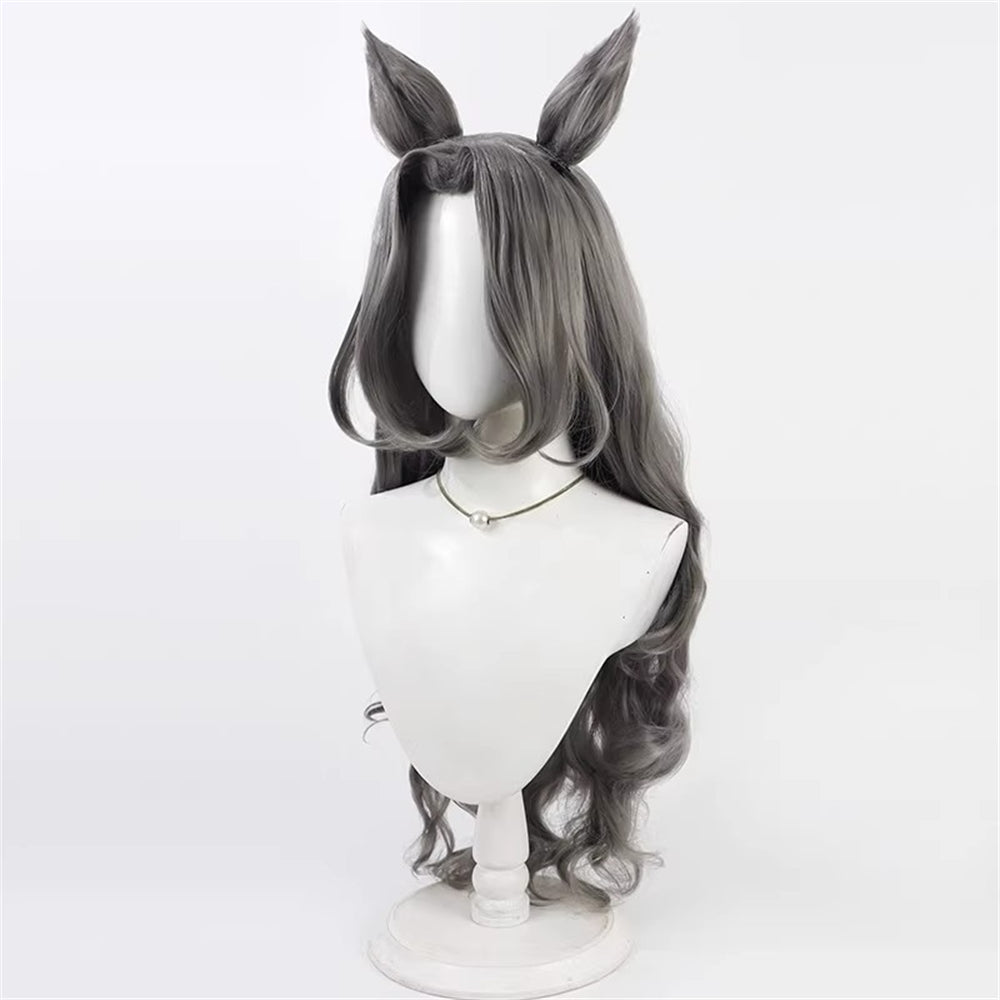 【In Stock】Game Umamusume:Pretty Derby Cosplay セントライト Saint Lite Cosplay Wig With Ears and Tail
