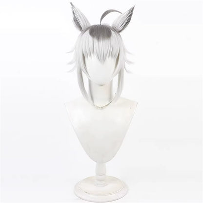 【In Stock】Game Umamusume:Pretty Derby Cosplay Cinderella Gray (manga) Cosplay Wig With Ears and Tail