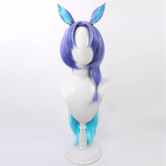 【In Stock】Game Umamusume:Pretty Derby Cosplay ゴドルフィンバルブ Godolphin Barb Cosplay Wig With Ears and Tail