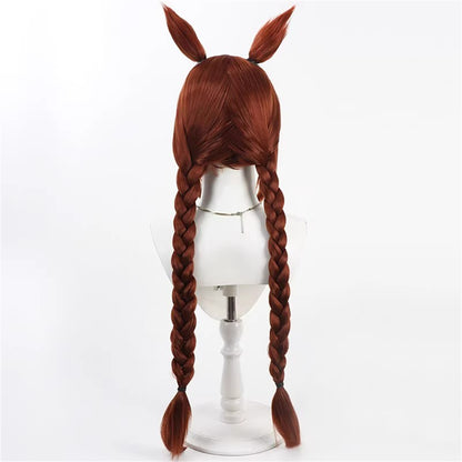 【In Stock】Game Umamusume:Pretty Derby Cosplay サクラバクシンオー Sakura Bakushin O (Sports Festival) Cosplay Wig With Ears and Tail