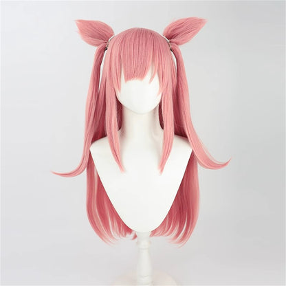 【In Stock】Game Umamusume:Pretty Derby Cosplay アグネスデジタル Agnes Digital Cosplay Wig With Ears and Tail