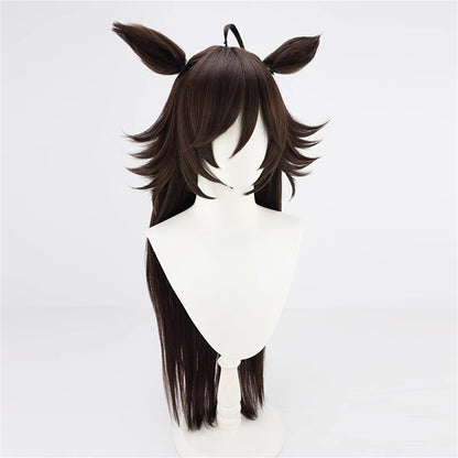 【In Stock】Game Umamusume:Pretty Derby Cosplay ミスターシービー Mr. C.B. Cosplay Wig With Ears and Tail