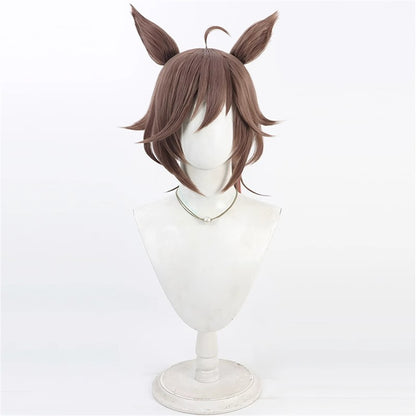 【In Stock】Game Umamusume:Pretty Derby Cosplay ミスターシービー Mr. C.B. (New Year) Cosplay Wig With Ears and Tail