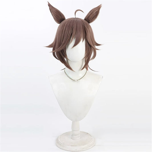 【In Stock】Game Umamusume:Pretty Derby Cosplay ミスターシービー Mr. C.B. (New Year) Cosplay Wig With Ears and Tail