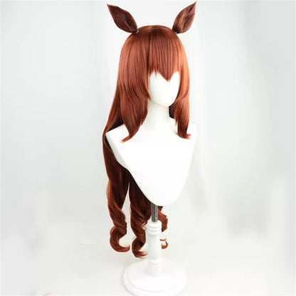 【In Stock】Game Umamusume:Pretty Derby Cosplay マルゼンスキー Maruzensky Cosplay Wig With Ears and Tail