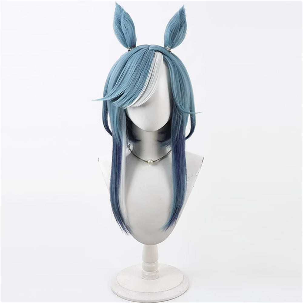 【In Stock】Game Umamusume:Pretty Derby Cosplay アドマイヤグルーヴ Admire Groove Cosplay Wig With Ears and Tail