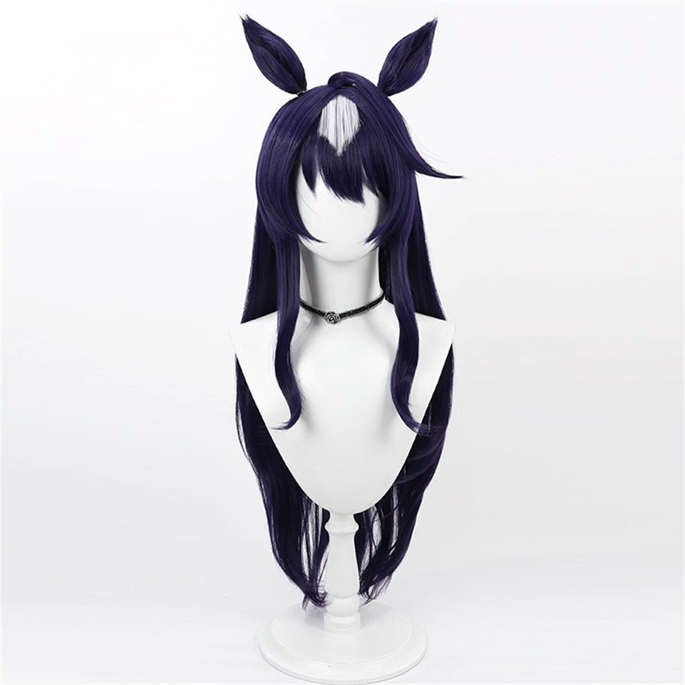 【In Stock】Game Umamusume:Pretty Derby Cosplay ヴィルシーナ Verxina Cosplay Wig With Ears and Tail