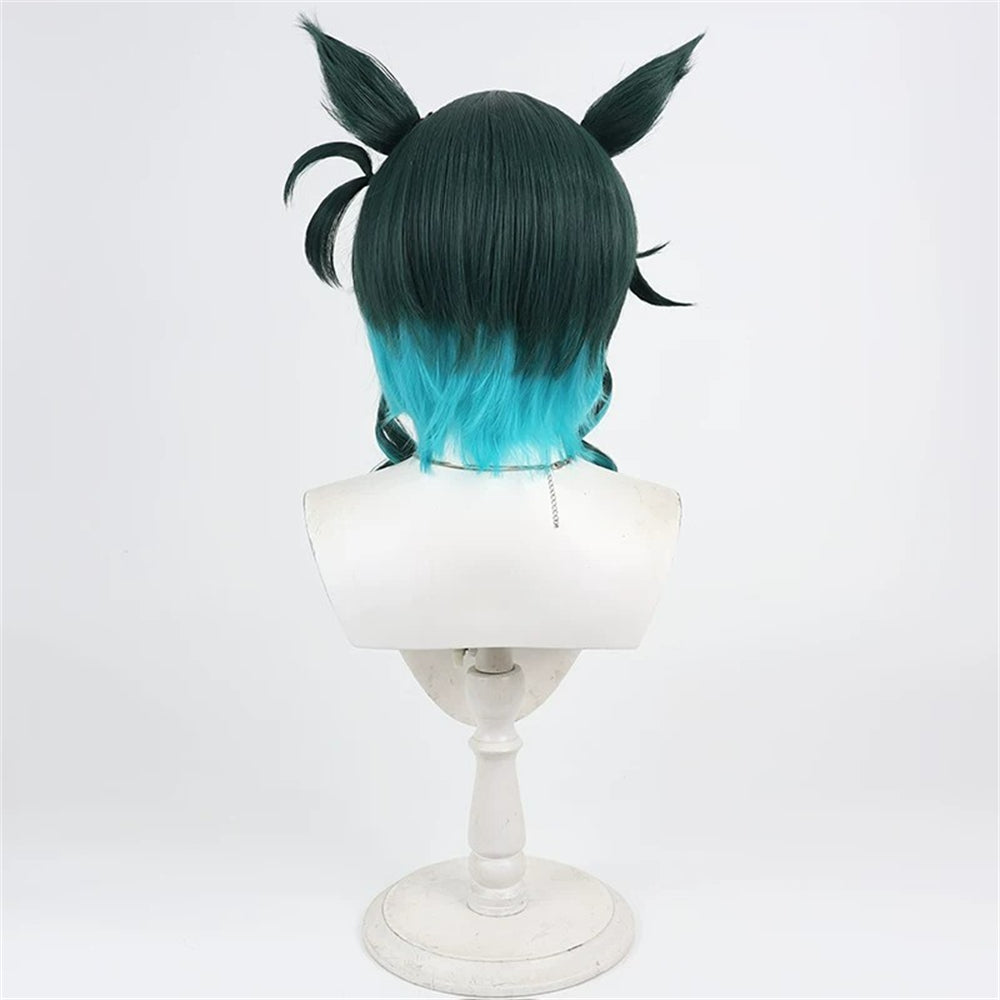 【In Stock】Game Umamusume:Pretty Derby Cosplay キセキ Kiseki Cosplay Wig With Ears and Tail